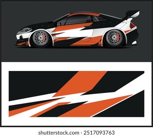 vector car wrap abstract stripe  vehicle wrap design