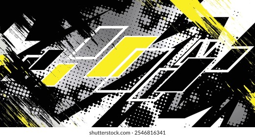 Projeto de envoltório de carro vetor. Abstract line Racing fundo kit design gráficos para aventura rally carro corrida veículo envoltório e livery