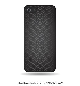 Vector carbon back cover smartphone
