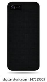 Vector carbon back cover smartphone