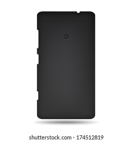 Vector carbon back cover smartphone