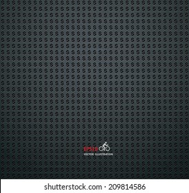 Vector carbon fiber and dark grey background