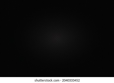Vektor-Kohlefaserstruktur. Dunkler Hintergrund mit Beleuchtung.