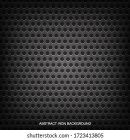 Textura de fondo del diseño metálico del vector de carbono.