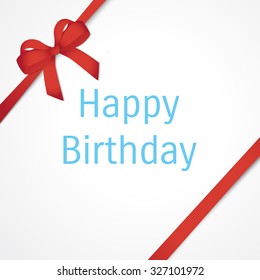 Vector card for birthday illustration. Eps 10