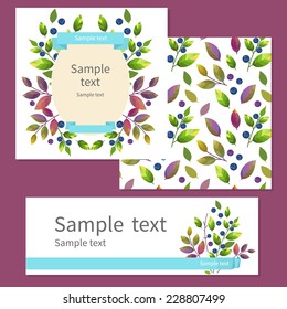 Vector card design. 