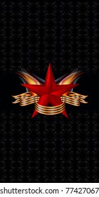 vector card designed to Victory Day