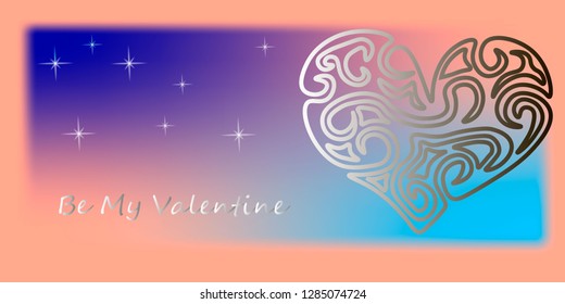 vector card dream heart