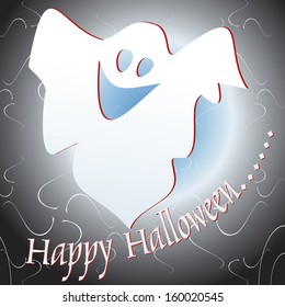 vector card for Halloween