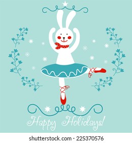 Vector card - Happy Holidays!