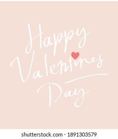 Vector Card Happy Valentine Day