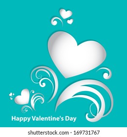 vector card Happy Valentine's Day