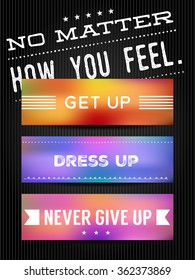 vector card with inspiring and motivational example classical texture life abstraction scene aged concept traditional offset inspirational printing conceptual thought brainstorm reference writing idea