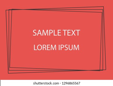 Vector card modern design wedding invitation on background. Trendy geometric stripes pattern .