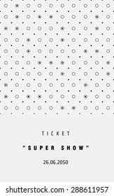 Vector card monochrome minimal geometric pattern templates. Ideal for Save The Date, tickets, anniversary date, birthday cards, invitations.