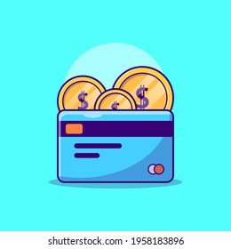 Vector Of Card Payment Icon. Flat Of Card Payment Icon. Flat design vector illustration for web banner, web and mobile, infographics. Vector Card Payment Icon Graphic.