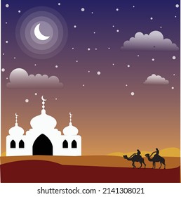 Vector Card for Ramadan Kareem Greeting
