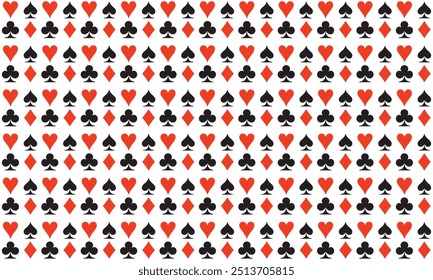 Papel de parede do pano de fundo do naipe de cartão de vetor