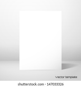 Vector card template.