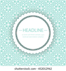 Vector card templates. Oriental geometric patterns for posters, flyers and banner designs, save the date, baby shower, birthday cards, invitations.