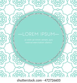 Vector card templates. Oriental geometric patterns for posters, flyers and banner designs, save the date, baby shower, birthday cards, invitations.