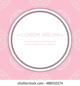 Vector card templates. Oriental geometric patterns for posters, flyers and banner designs, save the date, baby shower, birthday cards, invitations.