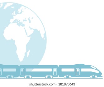 Vector card. Transport.