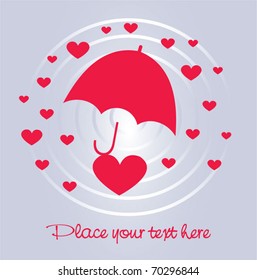 Vector card of Valentine's Day  symbolizing symbolizes the care and lean ratio, eps10
