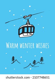 Vector Card: Warm Winter Wishes