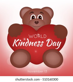Vector card for World Kindness Day
