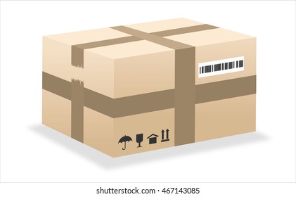 vector cardboard box