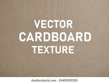 Vector cardboard texture.
Realistic vector cardboard texture