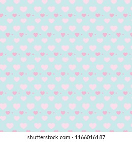 Vector cardinal pastel heart pattern