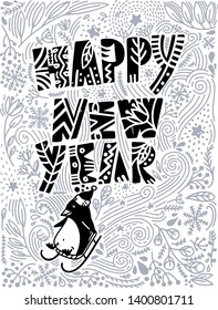 Vector cards happy new year 2020