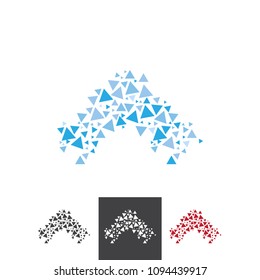 Vector Caret Circumflex Accent Mark Sign Alphabet Typo Font Geometric Triangle Pyramid Pattern Logo Icon Brand Symbol Shape Object Element Professional Corporate Identity Modern Business