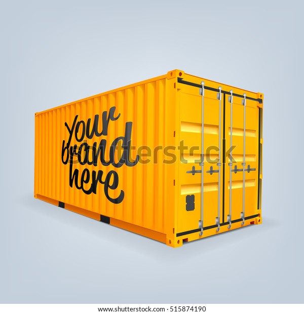 Download Vector Cargo Container Shipping Container Logistics Stock Vector Royalty Free 515874190