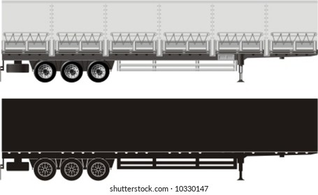 Vector cargo trailer