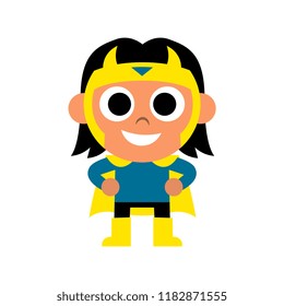 Vector Caricature Of A Boy Disguised As A Movie Villain
