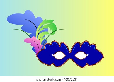 Vector carnaval mask