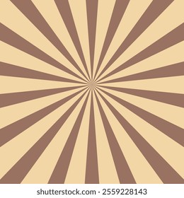 Vector Carnival background in trendy Mocha Mousse color. Circus, carnival, Halloween flyer, movie retro background