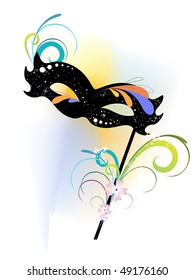 vector carnival mask