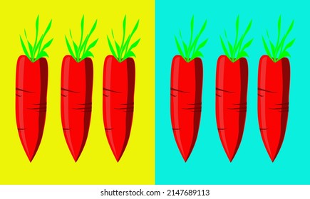 vector carrot for animation and illustration needs