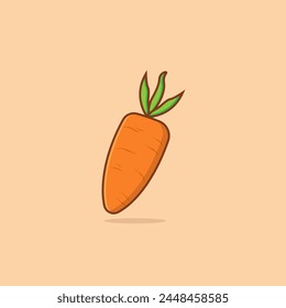 vector carrot, icon carrot, illustration carrot, illustration carrot with outline