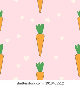 Vector Carrot pattern graphic. Seamless Pattern can be 
used for wallpaper, pattern fills, background and surface textures