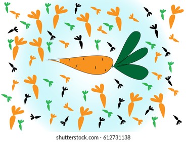 Vector carrot pattern - Illustration
Cooking, Farm, Summer, Agriculture, Backgrounds