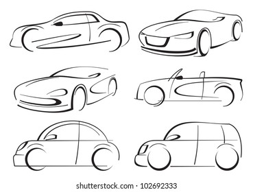 vector cars