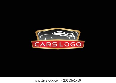 vector cars logo emblem template . cars logo design for business related to automotive industry, web icon, automotive review, technology and transportation logo design template