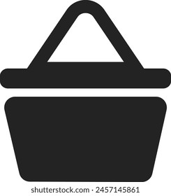 Vector cart icon on white background. eps 10 cart icon.