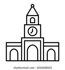 Vector Cartagena Outline Icon Design
