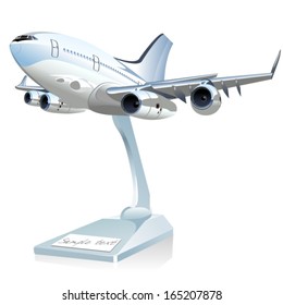 Vector Cartoon Airliner